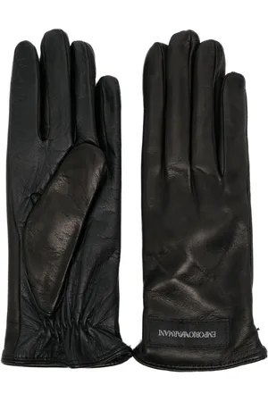Emporio Armani Leren handschoenen