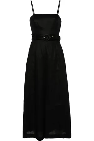 ZIMMERMANN Golden linnen jumpsuit met ceintuur