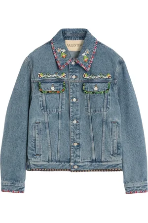 VALENTINO GARAVANI Denim jack met print afwerking