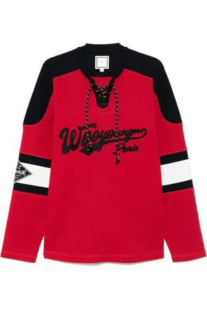 WOOYOUNGMI Rugbyshirt met lange mouwen