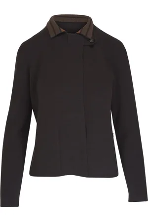 AKRIS Vest met contrasterende kraag
