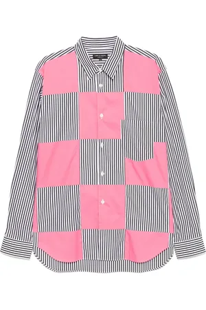 Comme des Garçons Overhemd met patchwork