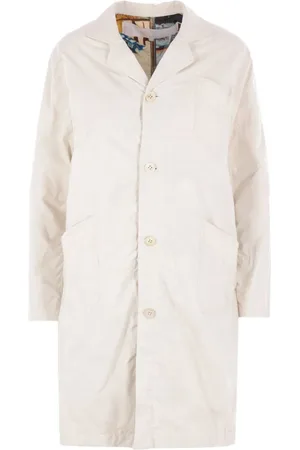 Comme des Garçons Trenchcoat met gekerfde kraag