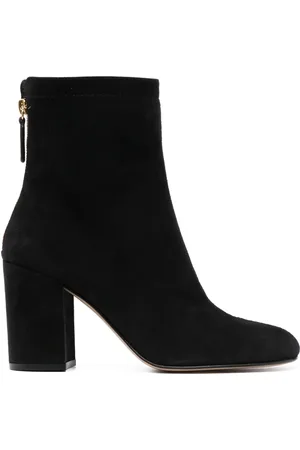 Gianvito Rossi Bellamy suède enkellaarzen