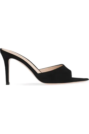 Gianvito Rossi Elle 85 mm suède muiltjes