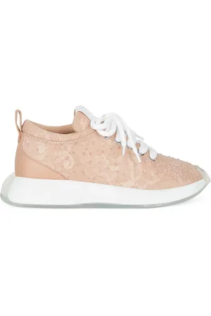 Giuseppe Zanotti Ferox sneakers met kant