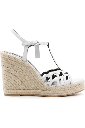 Sergio Rossi Sr Mermaid espadrilles met sleehak