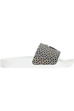 Giuseppe Zanotti Brett slippers met stippen