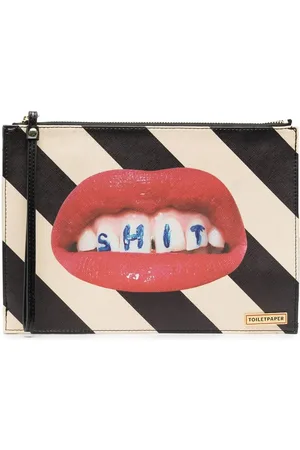 SELETTI Clutch met print