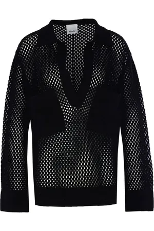 Allude Oversized top met mesh