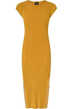 Pinko Geribbelde midi