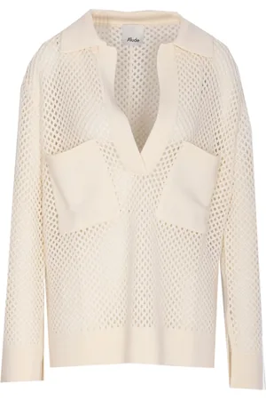 Allude Opengebreide trui met textuur
