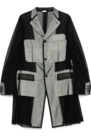 Comme des Garçons Jas met enkele rij knopen