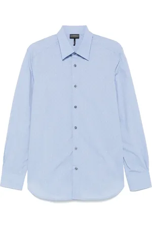 Emporio Armani Overhemd met jacquard logo