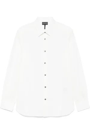 Emporio Armani Overhemd met jacquard logo
