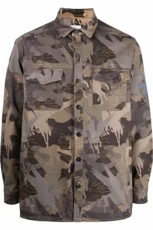 Etro Overhemd met camouflageprint