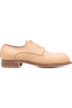GUIDI Leren derby schoenen