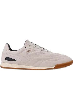 HUGO BOSS Sneakers met suède vlak