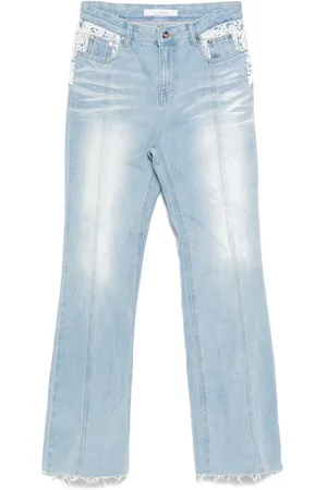 Rokh Jeans met kanten detail