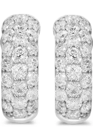 David Yurman Sterling zilveren DY Mercer Micro oorringen met diamant (13.5mm)