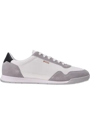 HUGO BOSS Athletic sneakers met suède vlakken