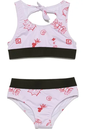 Le pandorine Bikini met print