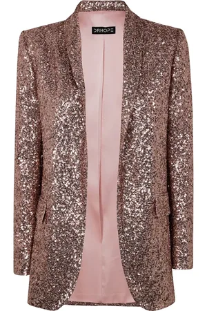 DRHOPE Blazer verfraaid met pailletten