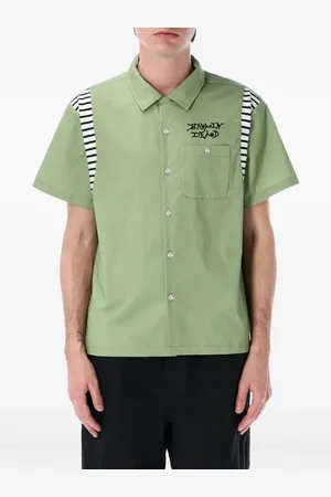 Brain Dead Cobra gesmockt bowlingshirt