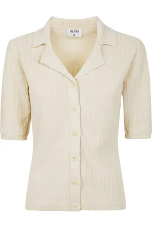 Filippa K Geribbeld vest met korte mouwen