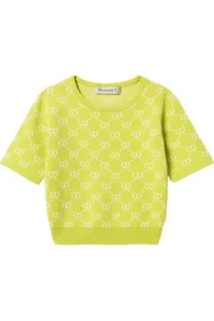 Twin-Set Top met monogram jacquard