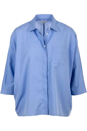 CRUNA Blouse van katoenblend