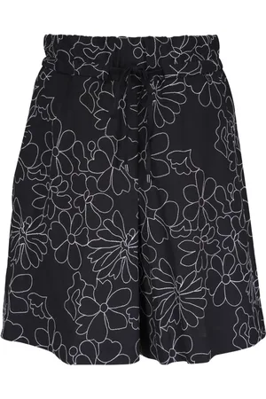 Bogner Shorts met geborduurde bloemen