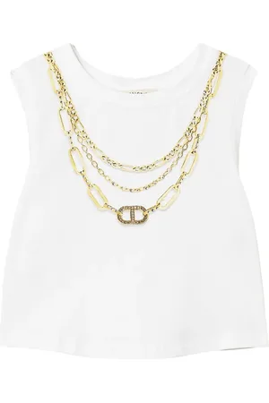 Twin-Set Top met kettingprint