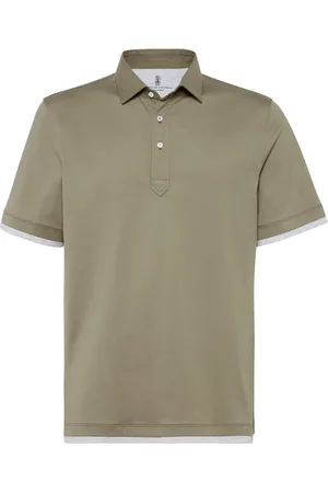 Brunello Cucinelli Poloshirt van katoen