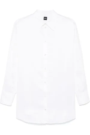 HUGO BOSS Shirt met kanten detail
