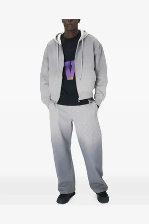 Marine Serre Fleece hoodie met Moon