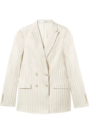 Brooks Brothers Blazer met dubbele rij knopen en krijtstreep