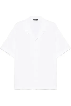 Emporio Armani Overhemd met geborduurd logo