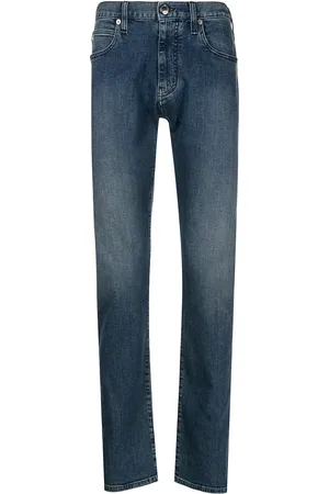 Emporio Armani J45 straight twill jeans
