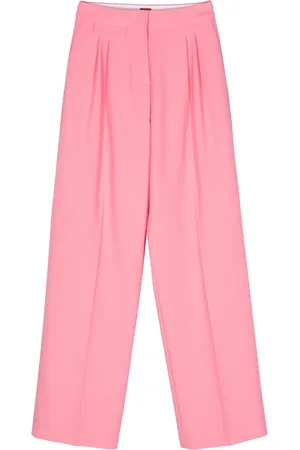 HUGO BOSS Helepher broek met wijde pijpen