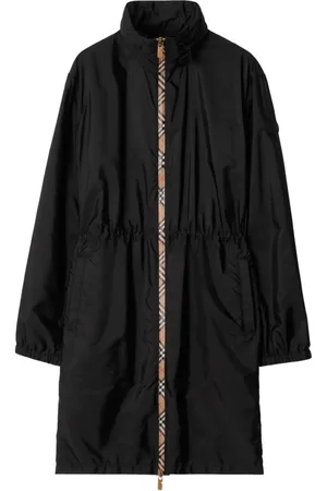 Burberry Parka met Vintage Check afwerking