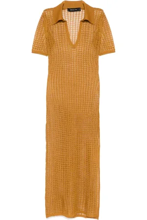 FEDERICA TOSI Opengebreide maxi
