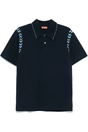 Missoni Poloshirt met zigzag