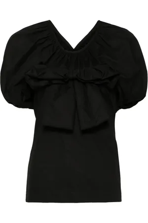 Comme des Garçons Blouse met korte pofmouwen