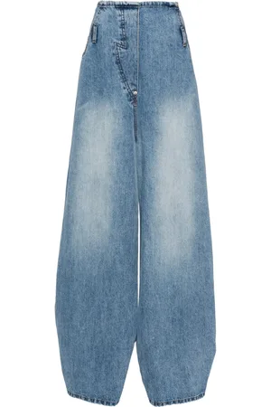pushBUTTON Jeans met wijde pijpen