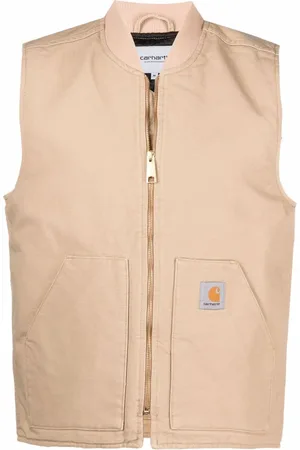 Carhartt Gilet met geribbelde kraag