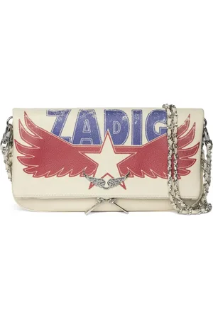 Zadig & Voltaire America leren schoudertas