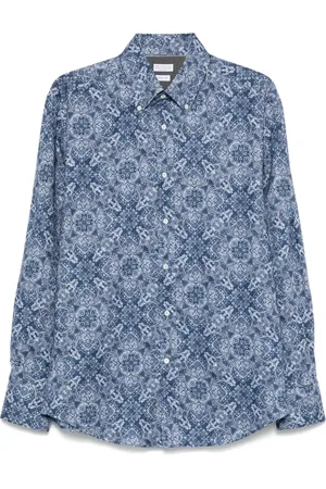 Brunello Cucinelli Overhemd met paisley
