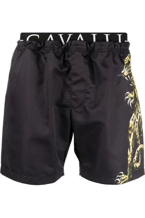Roberto Cavalli Zwembroek met logoband