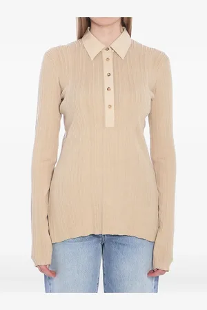 Totême Gebreid poloshirt